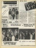 #16 February 1989 Screamer Magazine