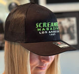Screamer Magazine Embroidered Cap Design #1