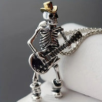 Necklace - Skeleton Playing Guitar